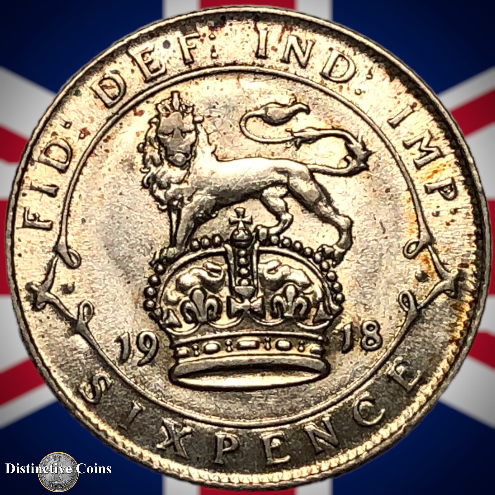Great Britain 1918 Six Pence GB1629
