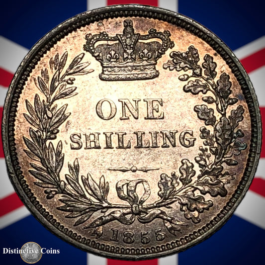 Great Britain 1855 British One Shilling GB0224