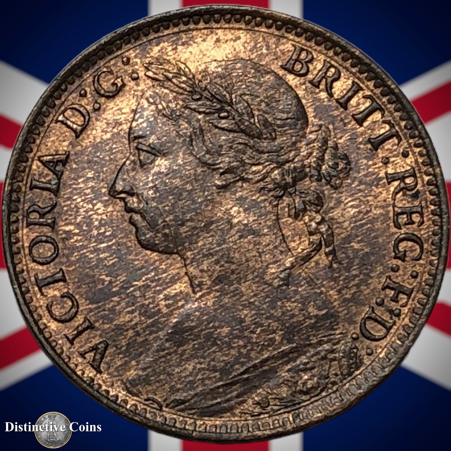 Great Britain 1886 Farthing 1/4d GB4231