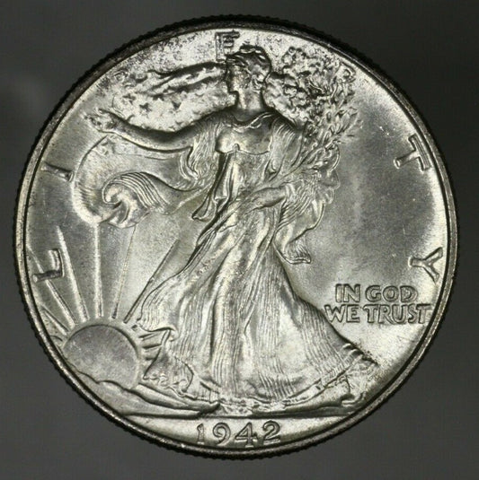 US 1942 Walking Liberty Half Dollar  A3081