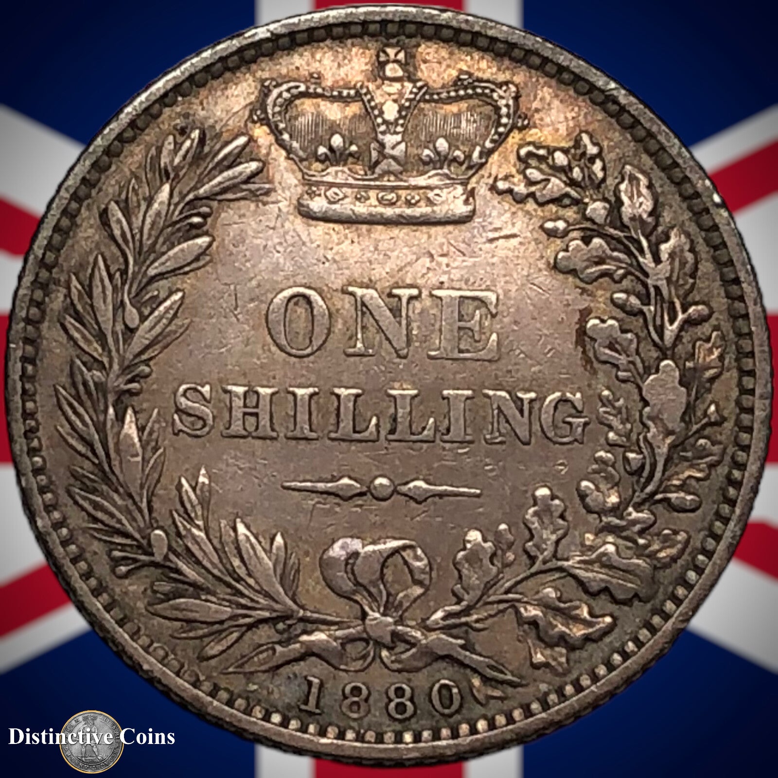 Great Britain 1880 British One Shilling GB0397