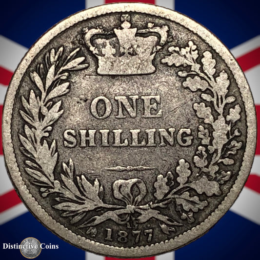 Great Britain 1877 British One Shilling GB0374