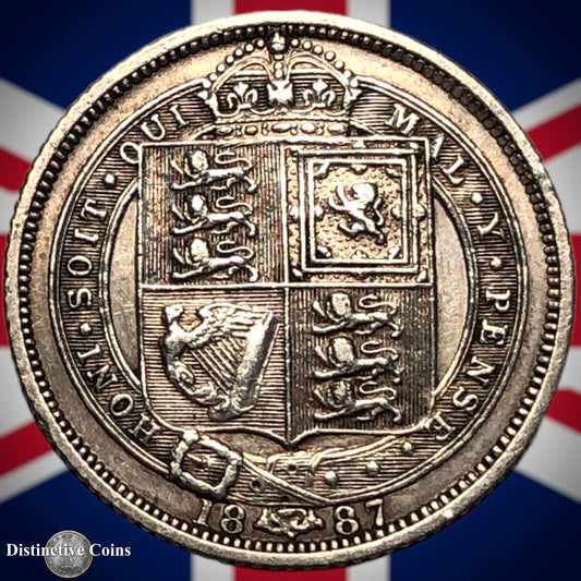 Great Britain 1887 Six Pence GB2691