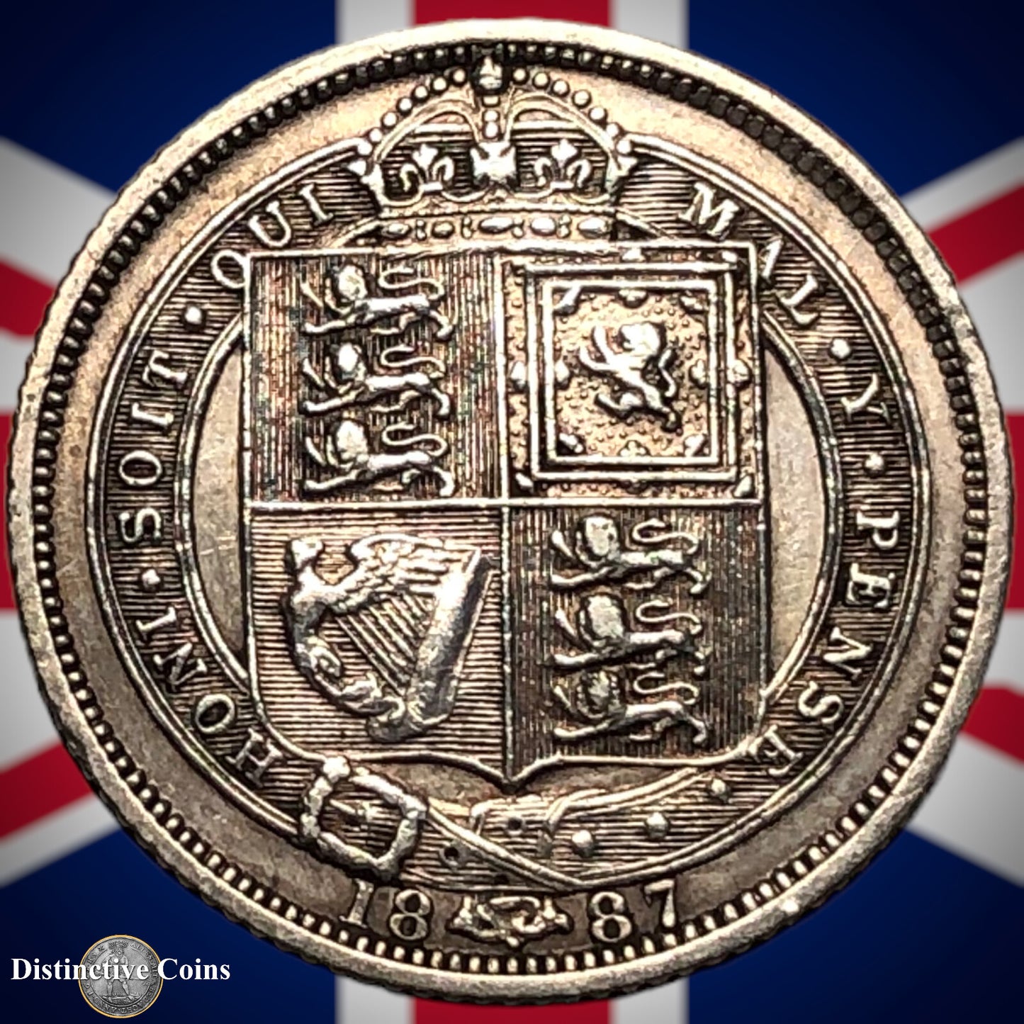 Great Britain 1887 Six Pence GB2691