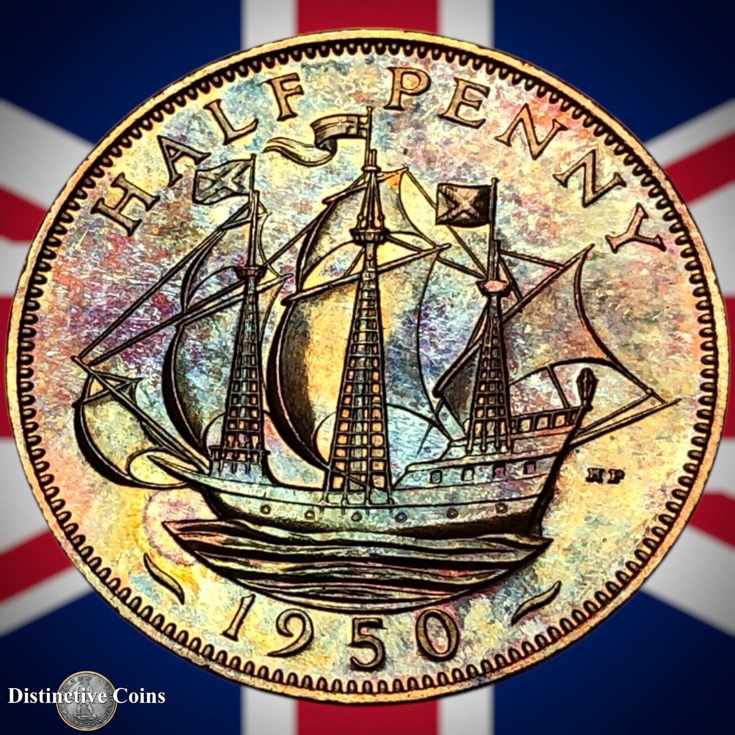 Great Britain 1950 Half Penny 1/2d GB6072