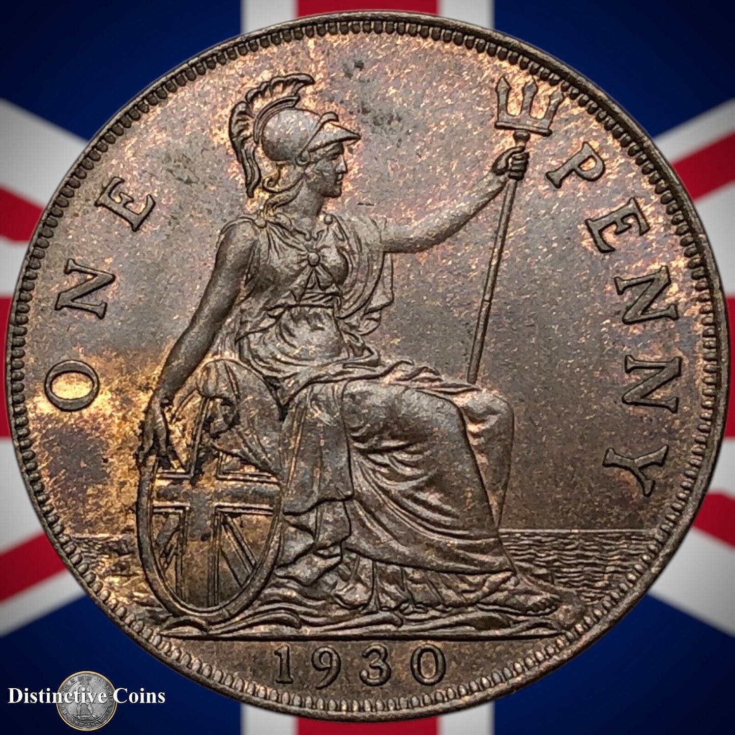Great Britain 1930 Penny 1d GB7114