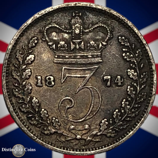Great Britain 1874 Three Pence GB1866