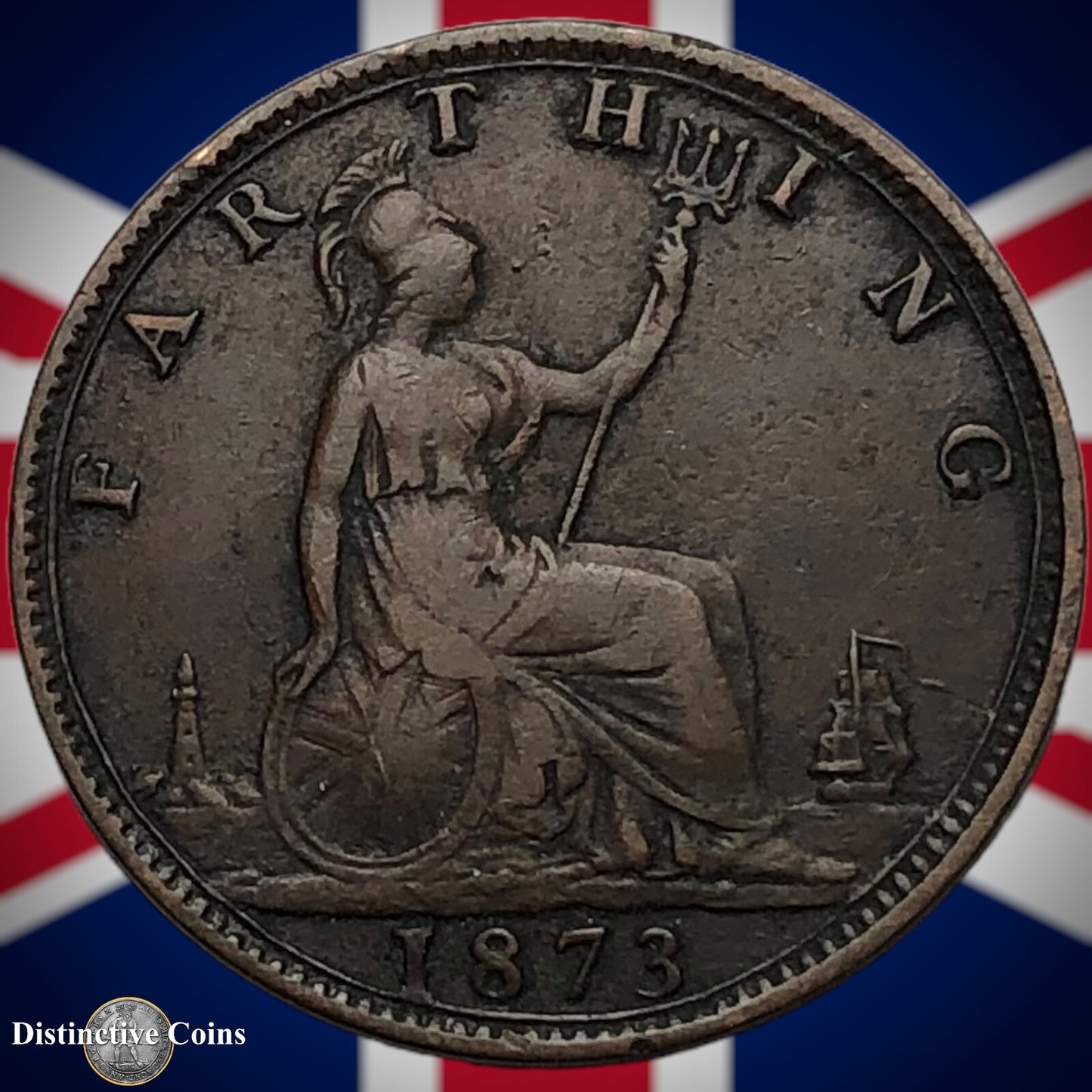 Great Britain 1873 Farthing 1/4d GB3679