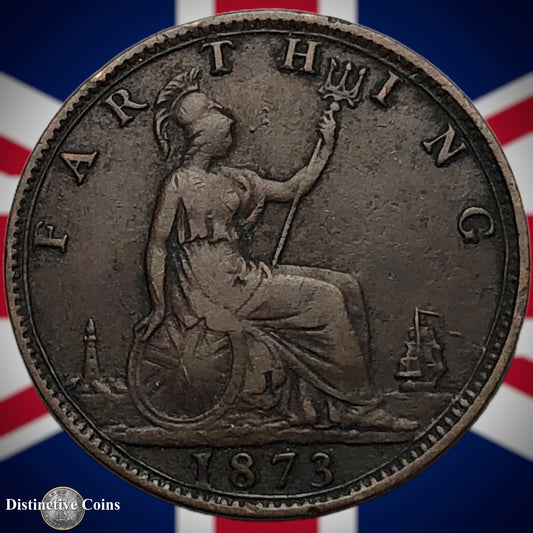Great Britain 1873 Farthing 1/4d GB3679