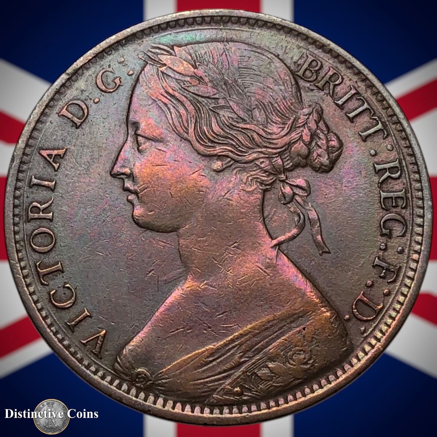 Great Britain 1861 Penny 1d GB6172