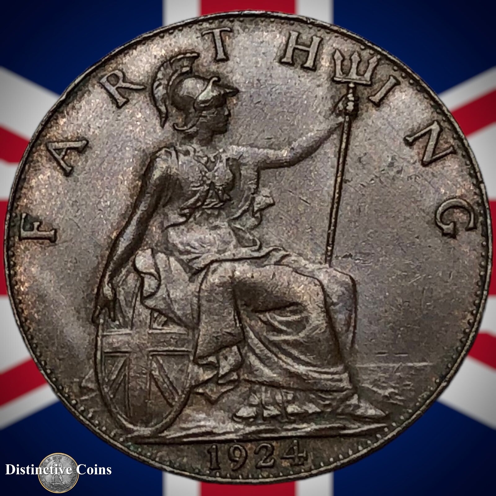 Great Britain 1924 Farthing 1/4d GB4804