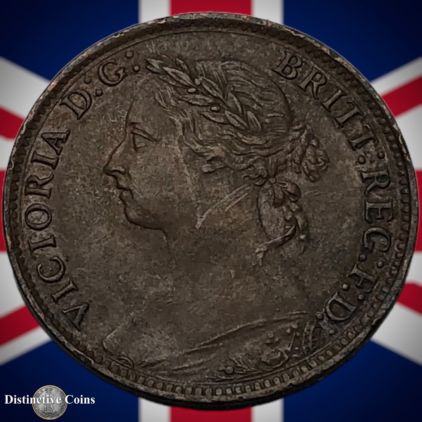 Great Britain 1884 Farthing 1/4d GB4080