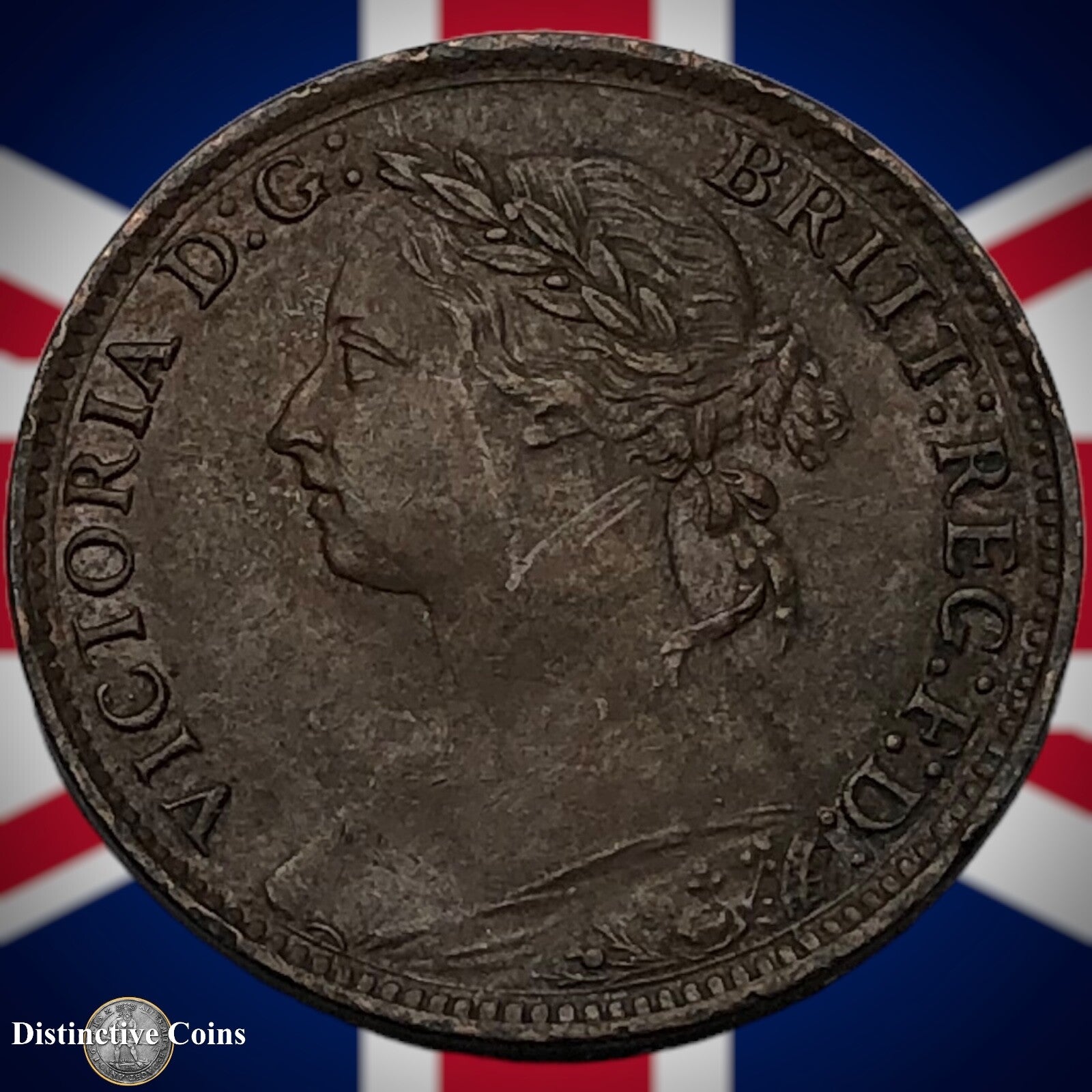 Great Britain 1884 Farthing 1/4d GB4080