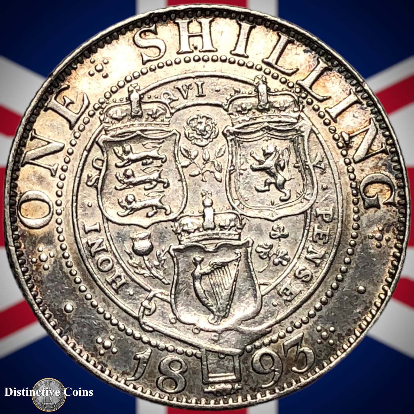 Great Britain 1893 British One Shilling GB0622