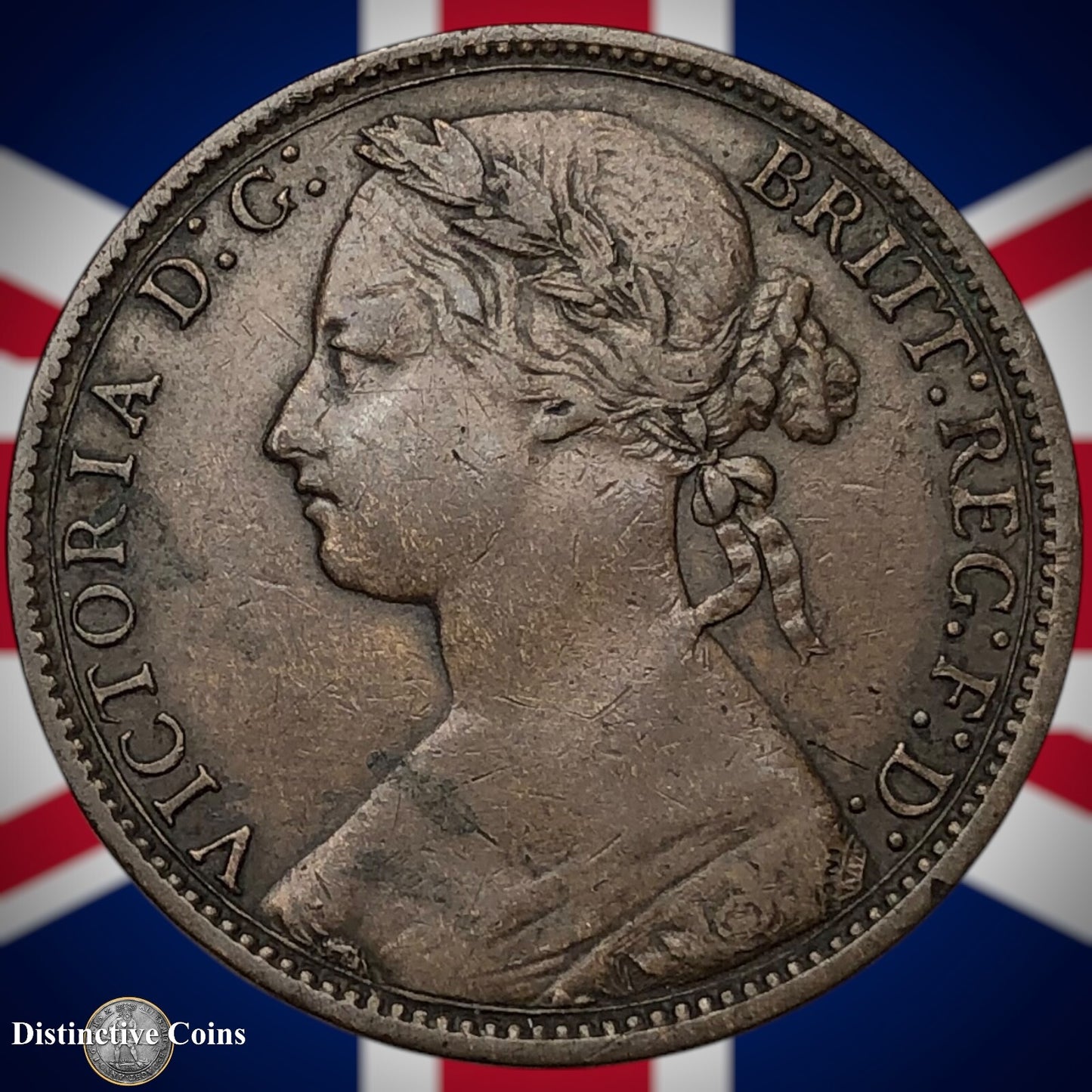Great Britain 1876 H Penny 1d GB6385