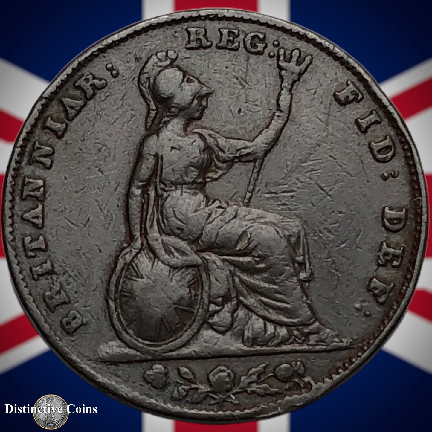 Great Britain 1853 Farthing 1/4d GB3439