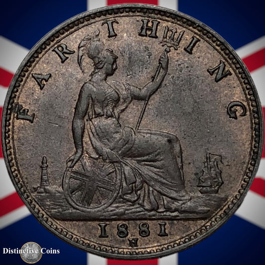 Great Britain 1881 H Farthing 1/4d GB3958