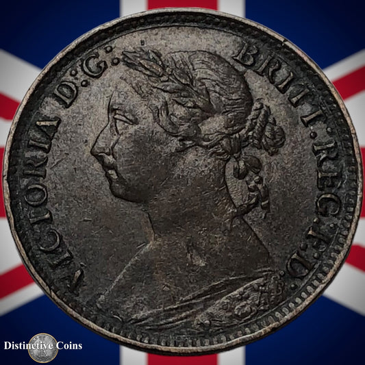 Great Britain 1891 Farthing 1/4d GB4308