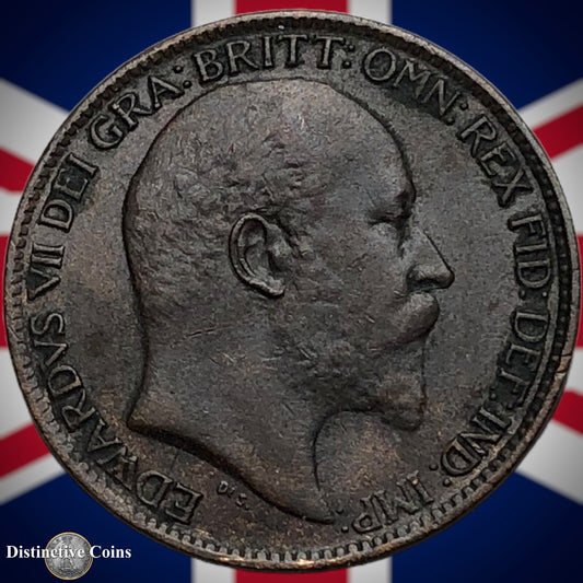 Great Britain 1906 Farthing 1/4d GB4584