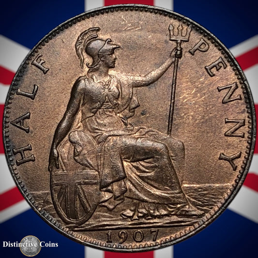 Great Britain 1907 Half Penny 1/2d GB5817