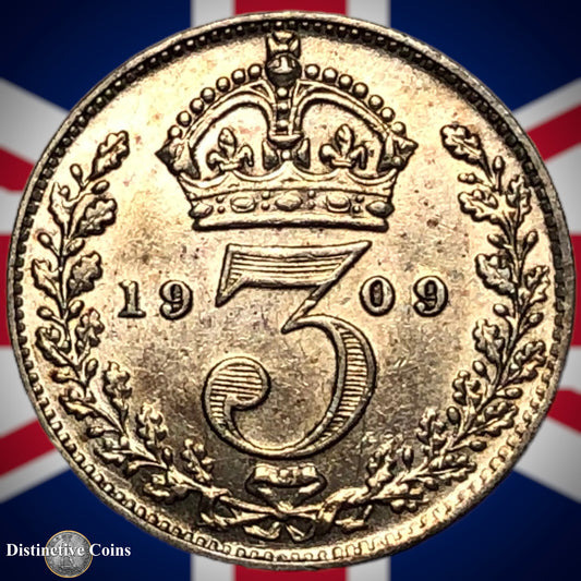 Great Britain 1909 Three Pence GB2132