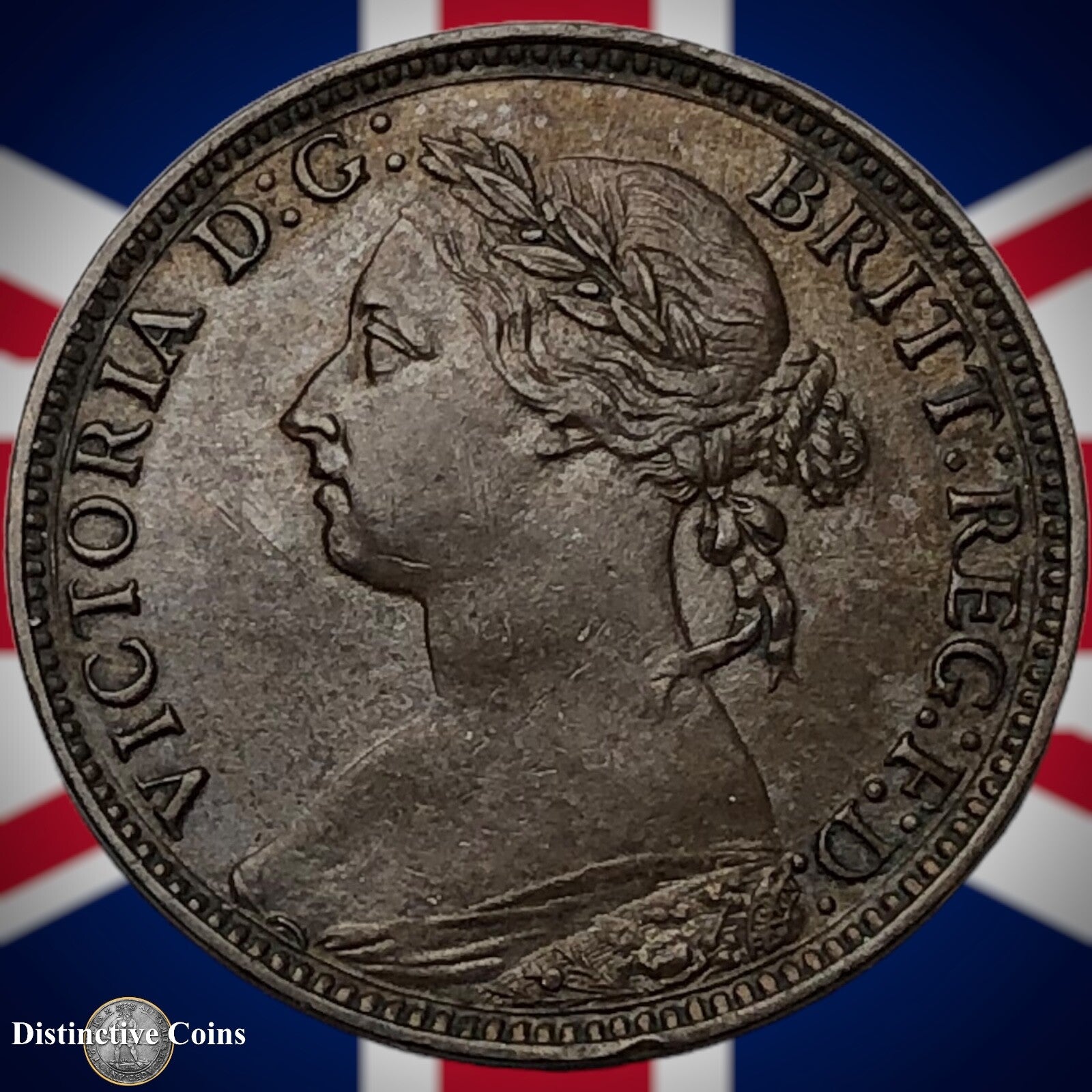 Great Britain 1885 Farthing 1/4d GB4167