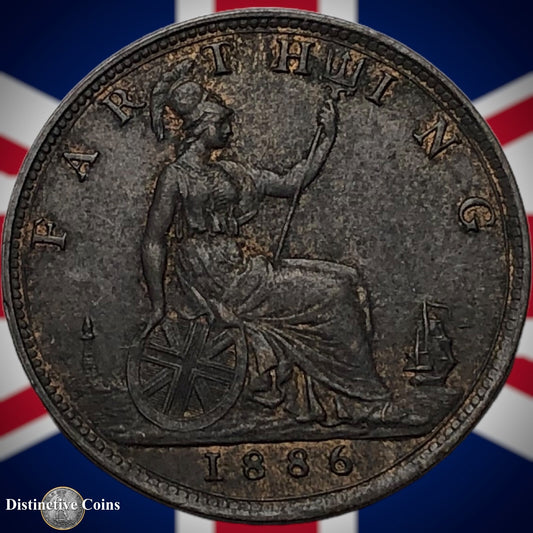 Great Britain 1886 Farthing 1/4d GB4213