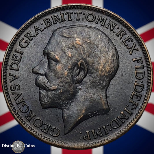 Great Britain 1917 Farthing 1/4d GB4682