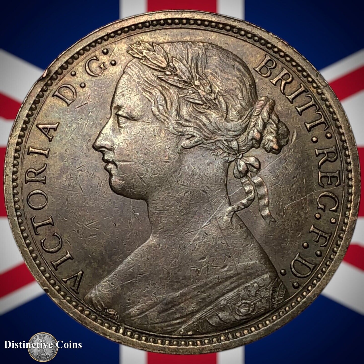 Great Britain 1877 Penny 1d GB6400