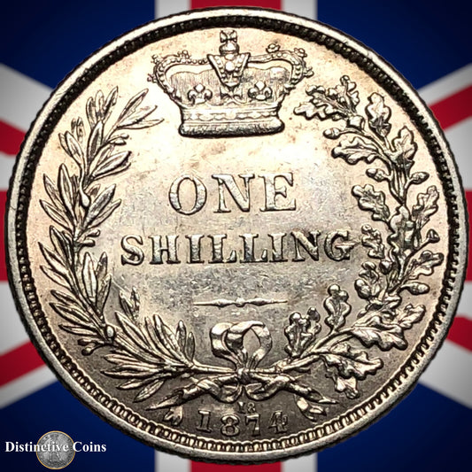 Great Britain 1874 British One Shilling GB0354