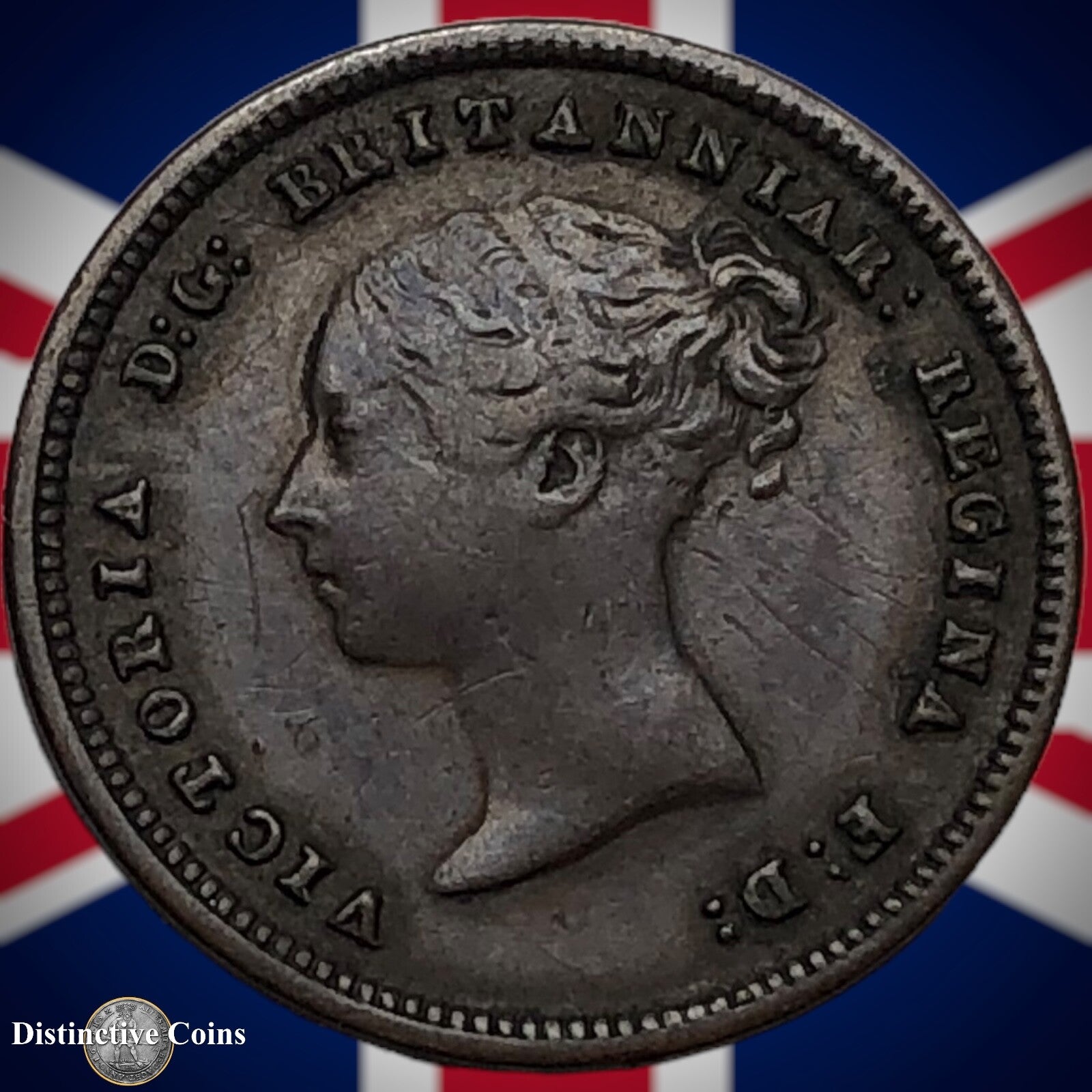 Great Britain 1842 Half Farthing 1/2 Penny GB3055