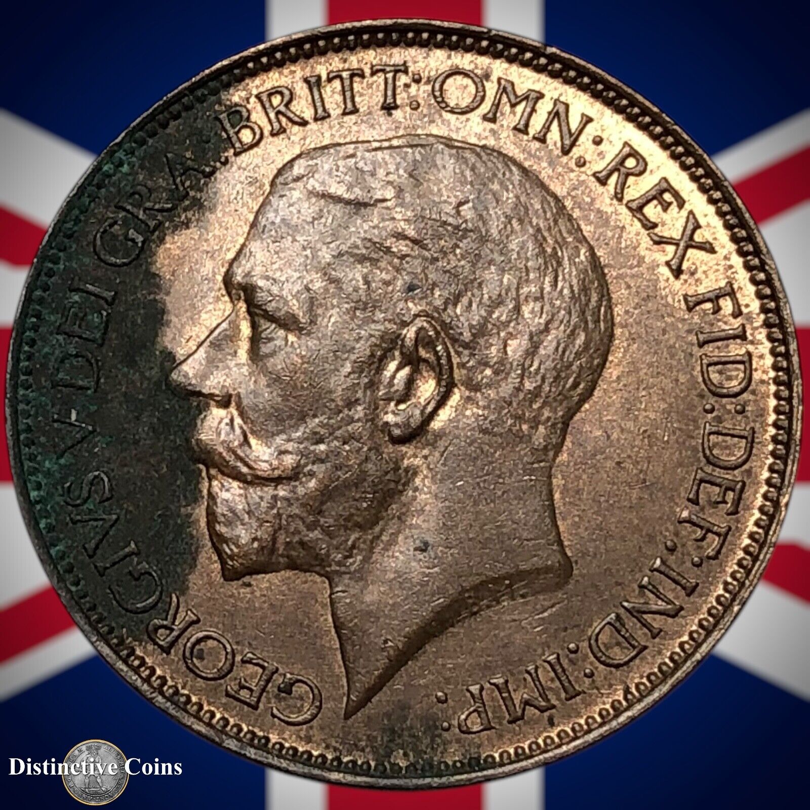 Great Britain 1924 Half Penny 1/2d GB5908