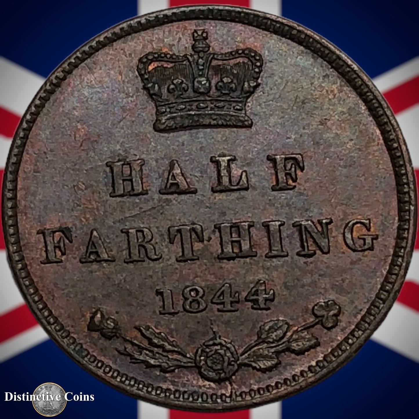 Great Britain 1844 Half Farthing 1/2 Penny GB3105