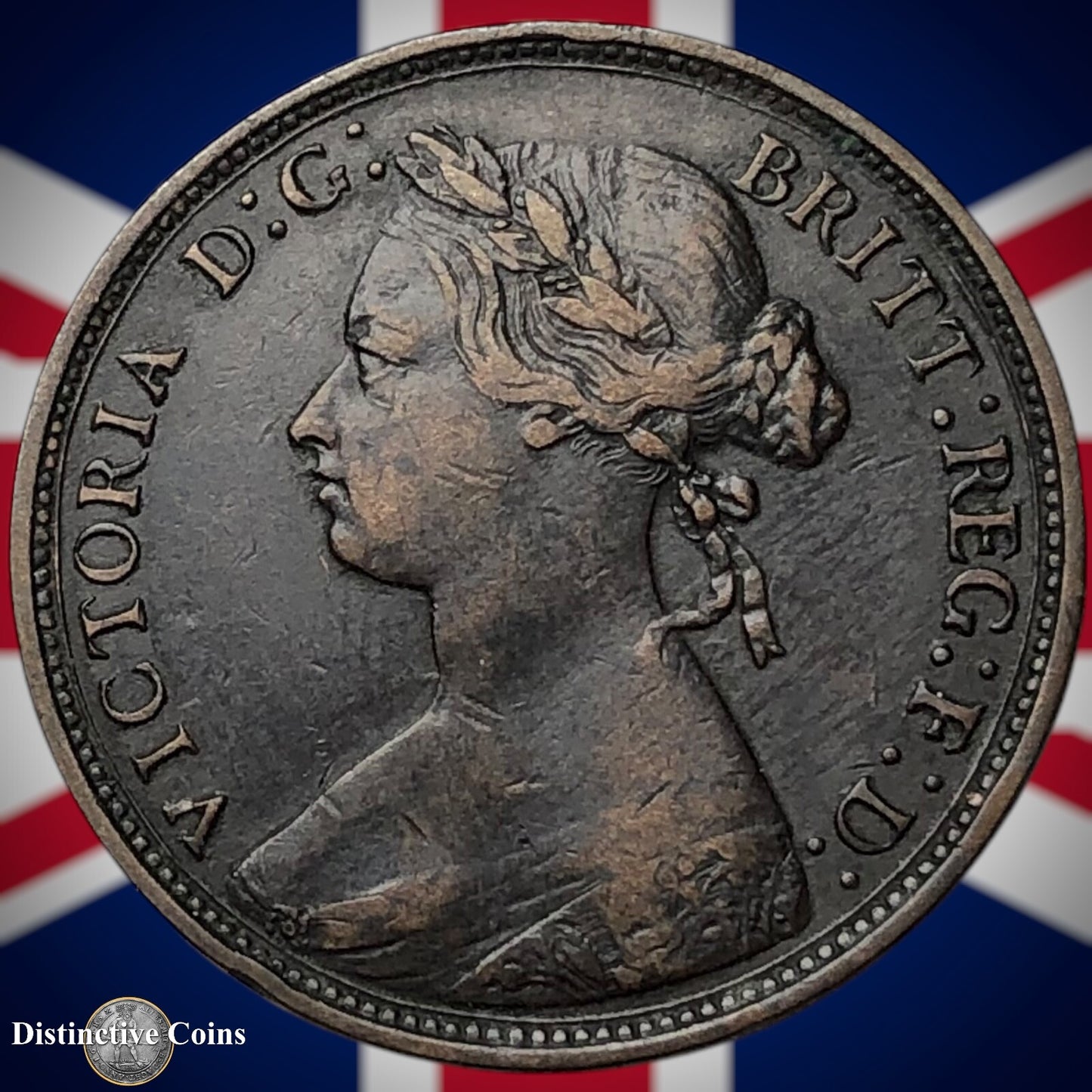 Great Britain 1876 H Half Penny 1/2d GB5524