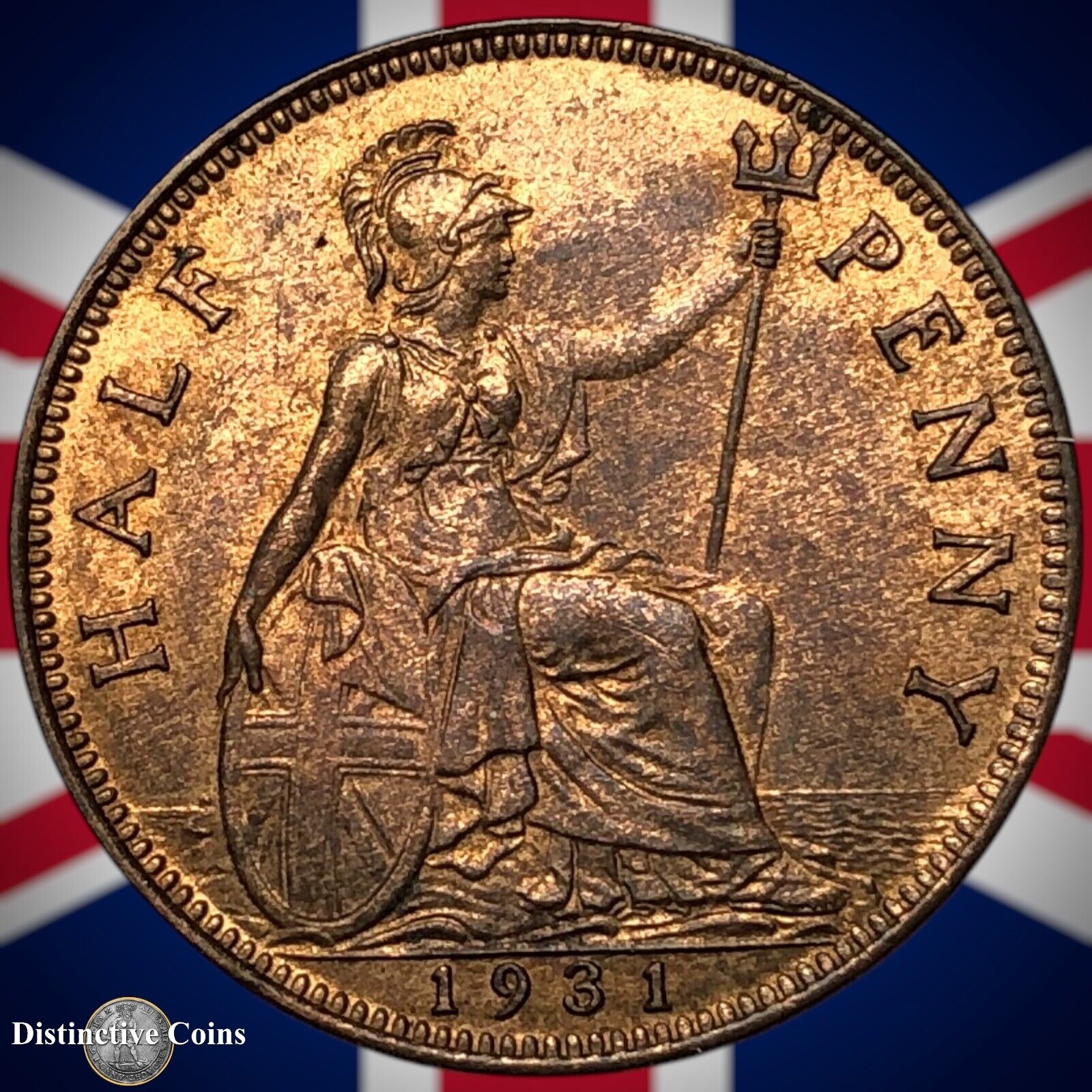 Great Britain 1931 Half Penny 1/2d GB5972