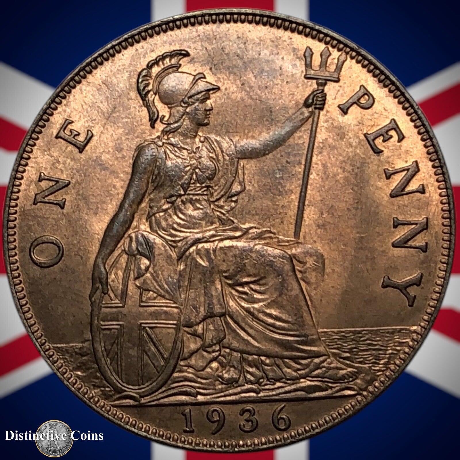 Great Britain 1936 Penny 1d GB7196