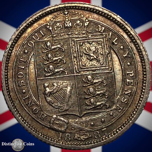 Great Britain 1887 Six Pence GB2673