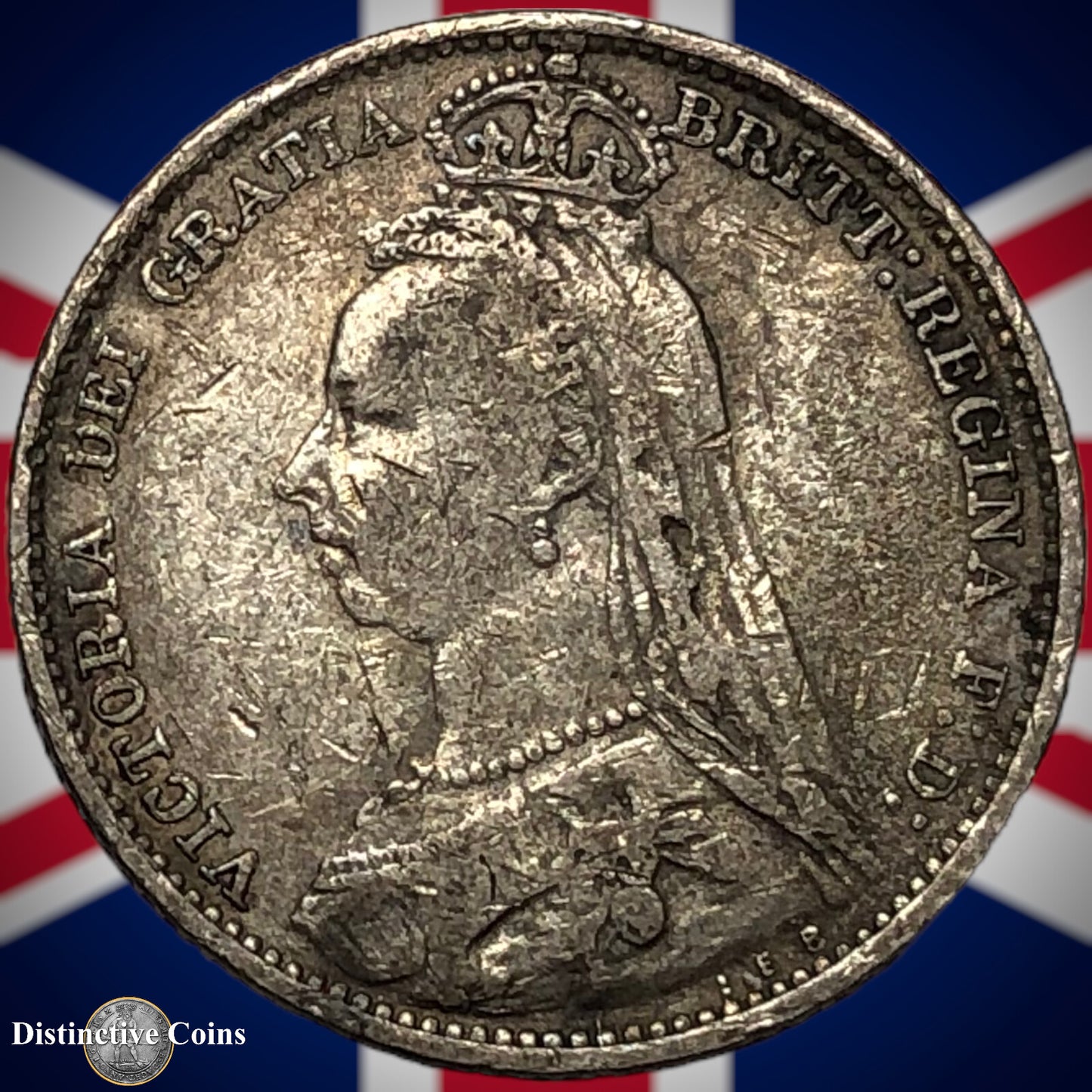 Great Britain 1892 Six Pence GB2764