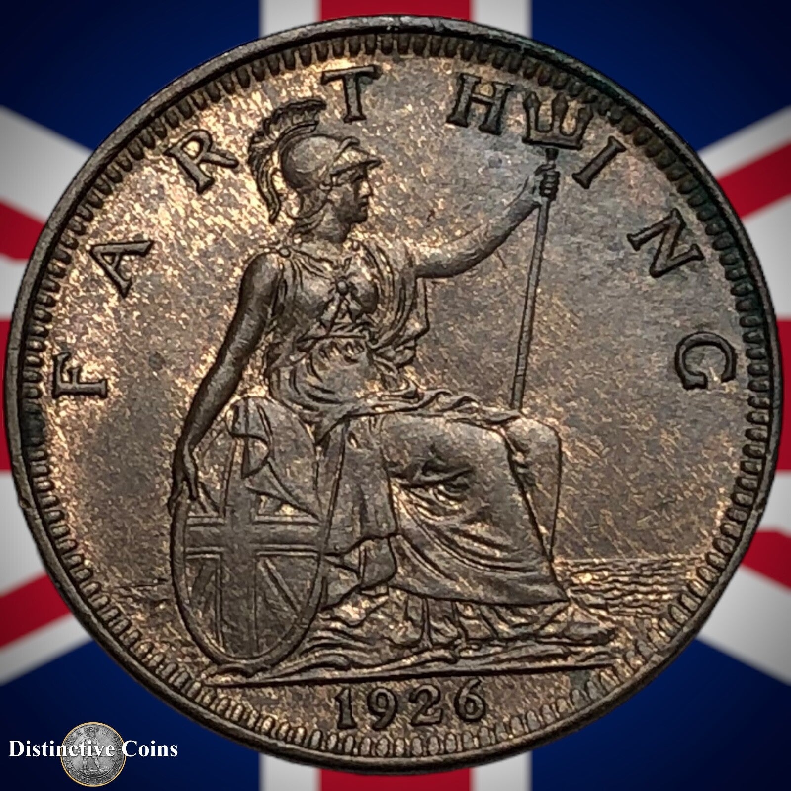 Great Britain 1926 Farthing 1/4d GB4838