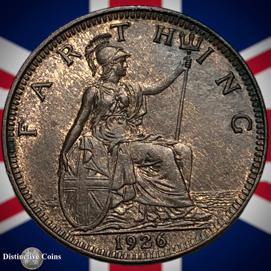 Great Britain 1926 Farthing 1/4d GB4838