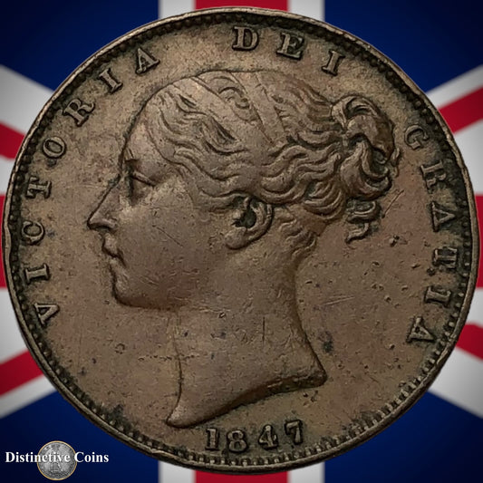 Great Britain 1847 Farthing 1/4d GB3422