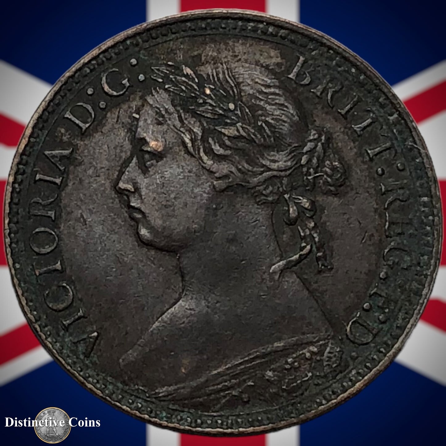 Great Britain 1875 H Farthing 1/4d GB3751