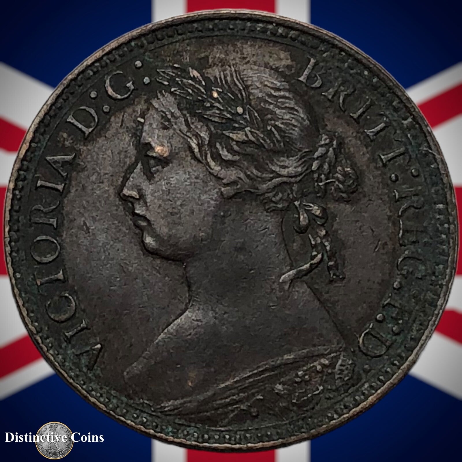 Great Britain 1875 H Farthing 1/4d GB3751