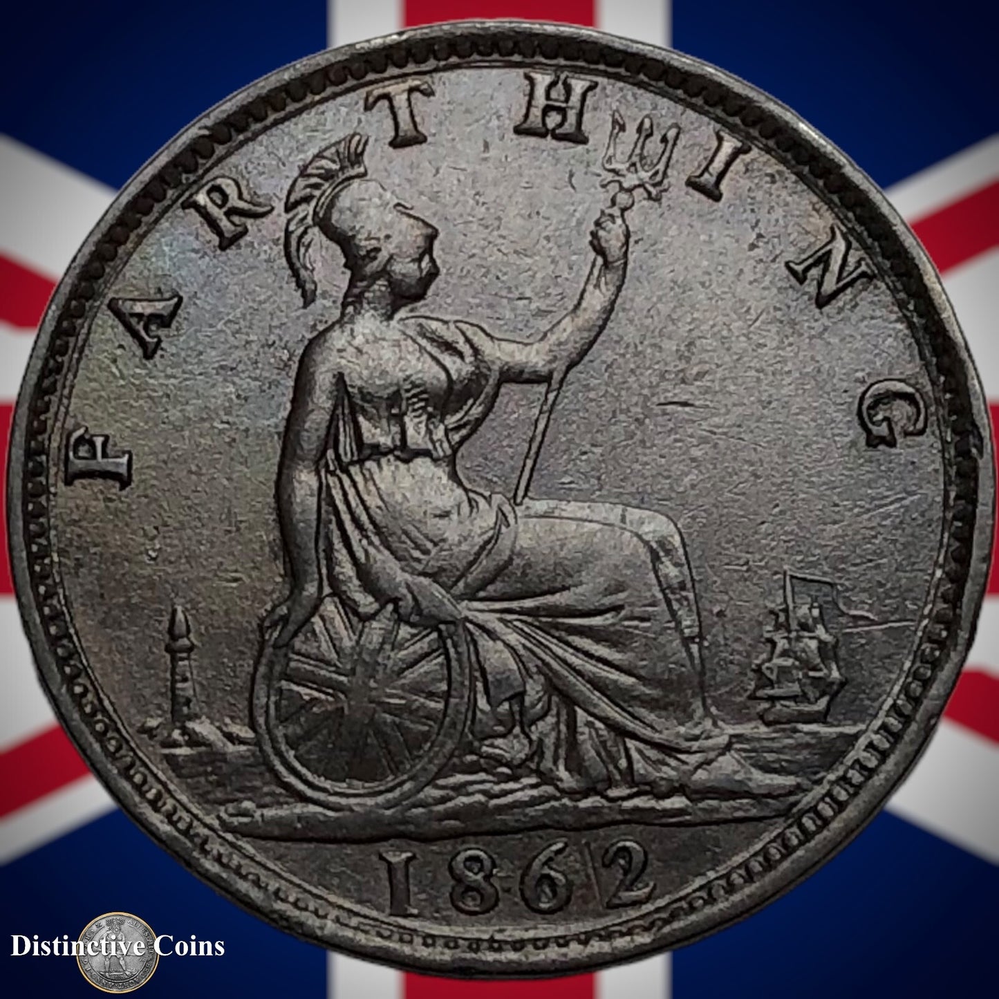 Great Britain 1862 Farthing 1/4d GB3500