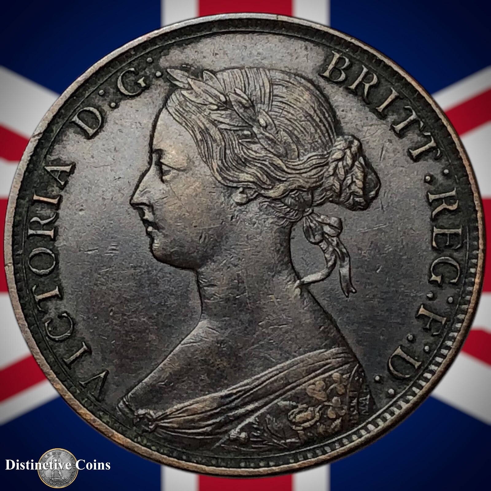 Great Britain 1863 Half Penny 1/2d GB5456