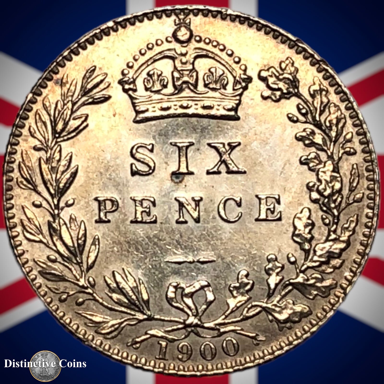 Great Britain 1900 Six Pence GB1484