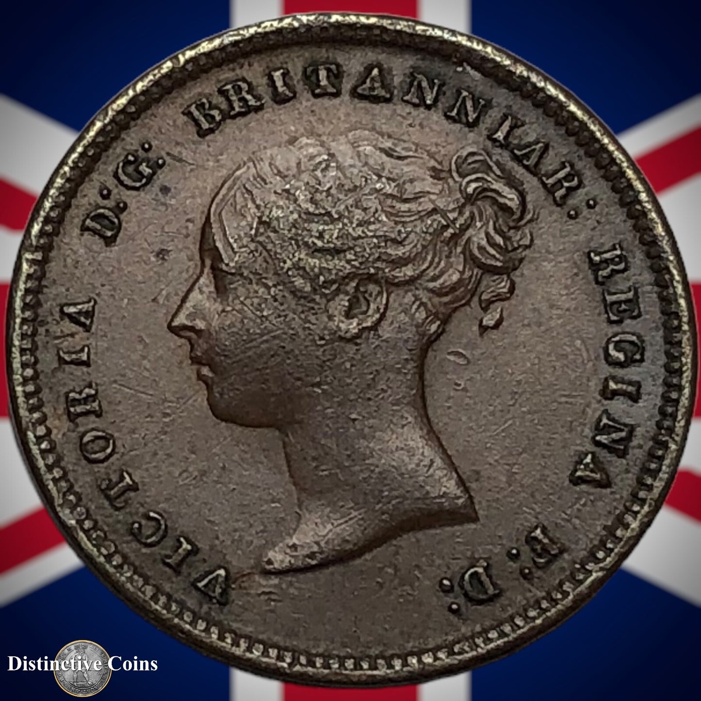 Great Britain 1844 Half Farthing 1/2 Penny GB3086