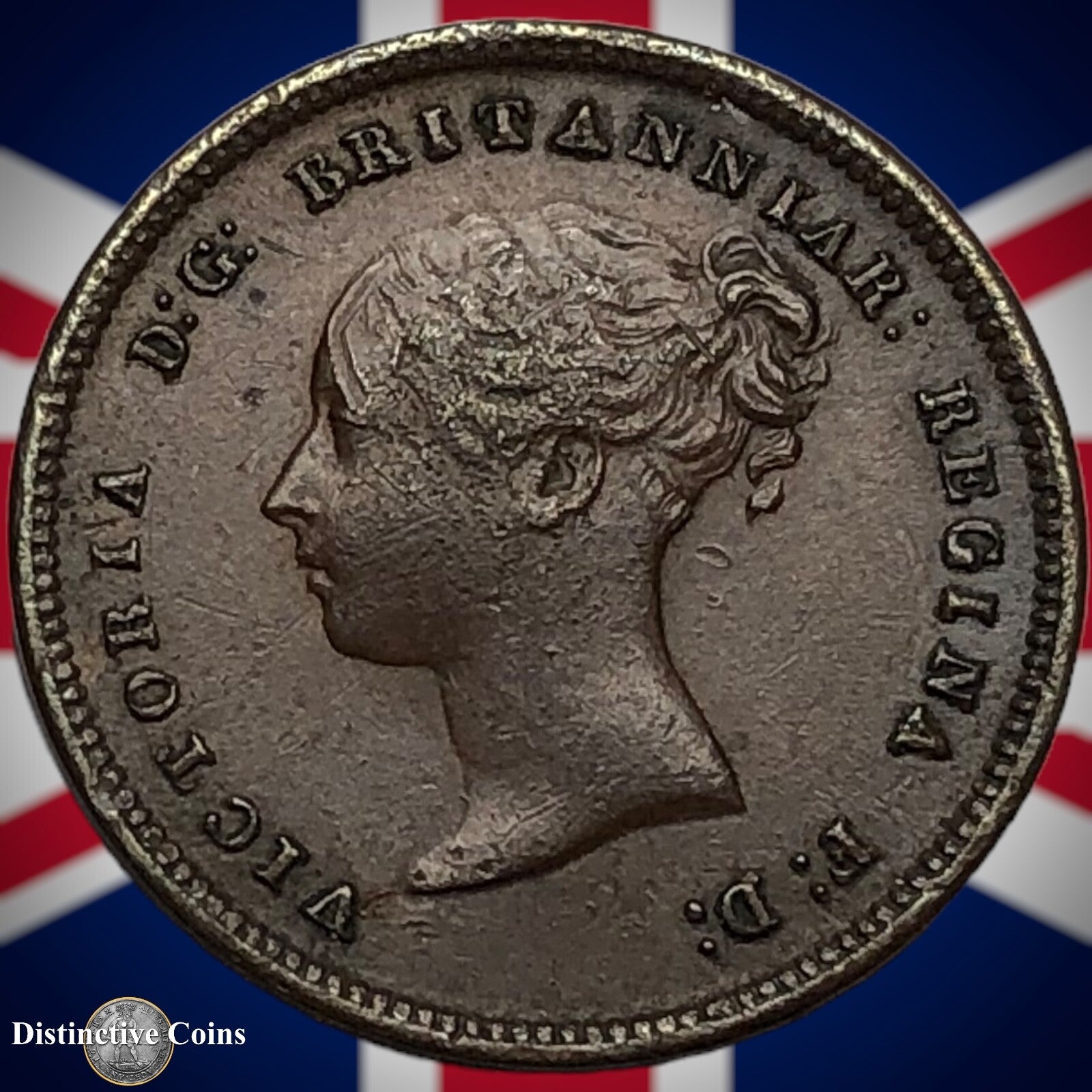 Great Britain 1844 Half Farthing 1/2 Penny GB3086