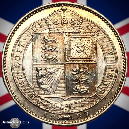 Great Britain 1887 British One Shilling GB0505