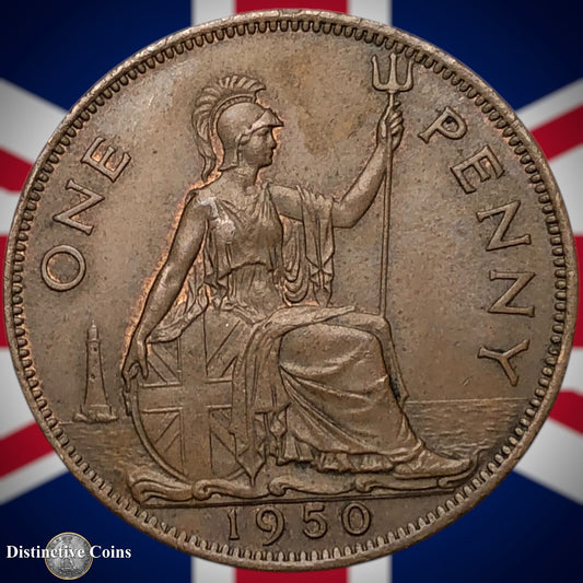 Great Britain 1950 Penny 1d GB7316